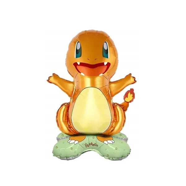 Pokemon Ayaklı Charmander Folyo Balon (56x37) cm