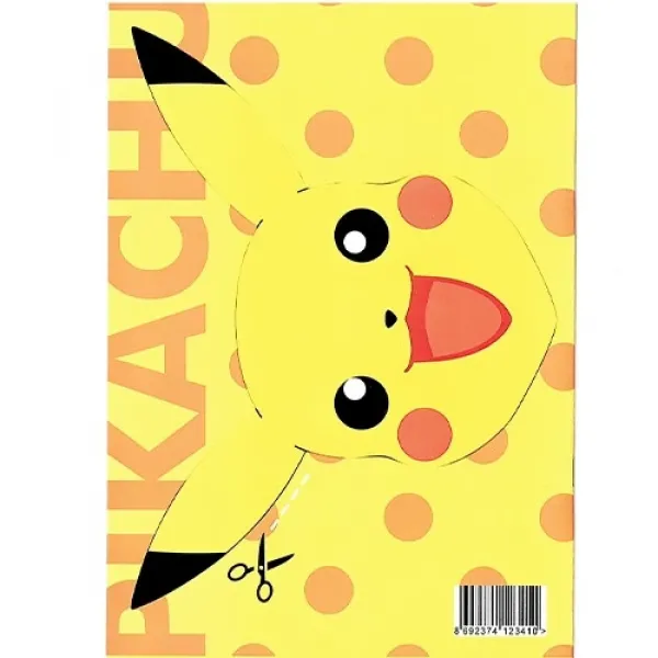 16 Sayfa Pokemon Boyama Kitabı Stickerlı 1 Adet