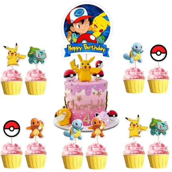 Pokemon Cake Topper Set