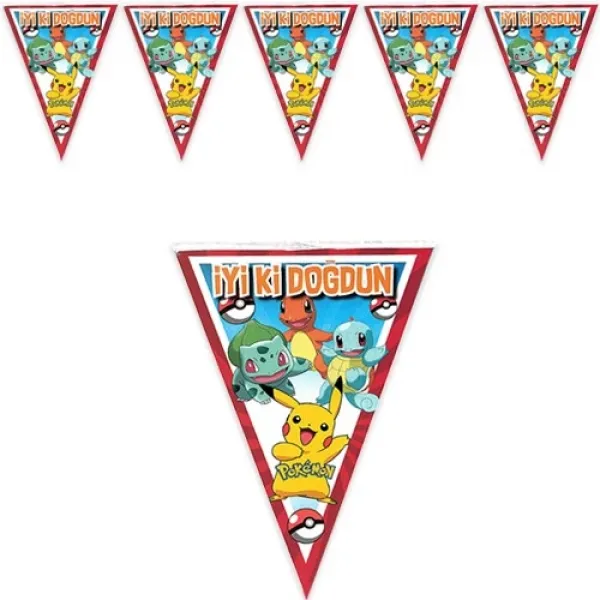Pokemon Flama Bayrak 1.5 Metre