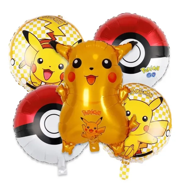 Pokemon Folyo Balon Seti 5li