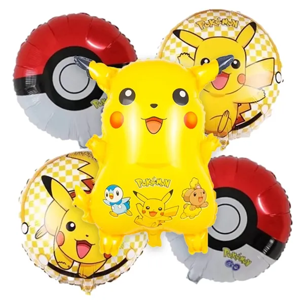 Pokemon Folyo Balon Seti 5li