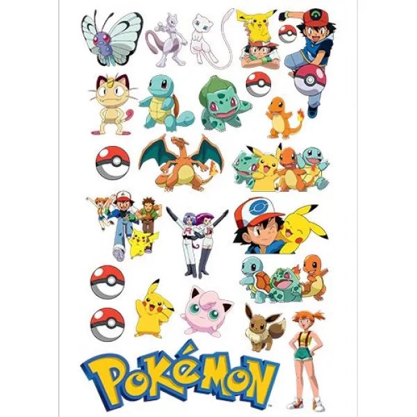 Pokemon Sticker 33*48 cm