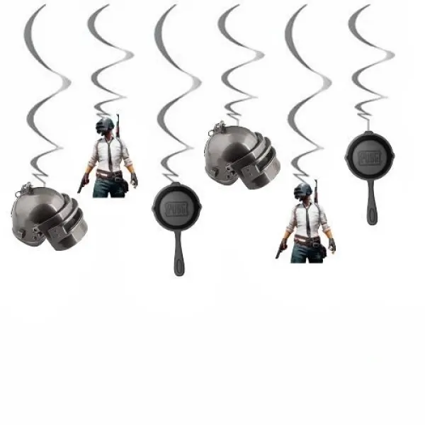 Pubg Asmalı Tavan Süsü 6 Adet