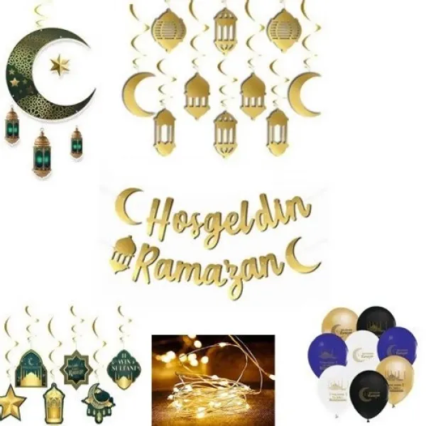 Ramazan Dekor Seti Ekonomik 6 Parça