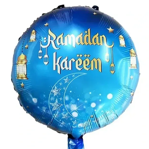 Ramazan Folyo Balon Mavi (45 cm)