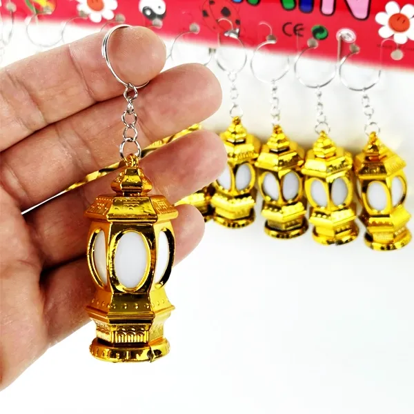 Ramazan Led ışıklı Kandil Anahtarlık (5 cm - 1 Adet)