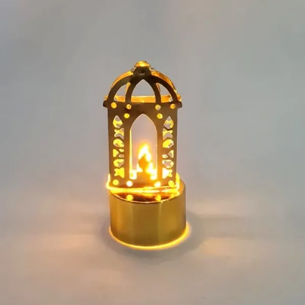 Ramazan Led Işıklı Mum Kandil 1 Adet