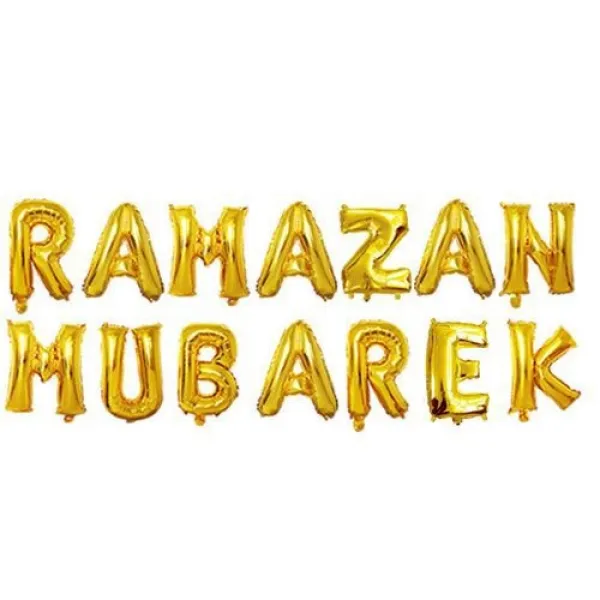 Ramazan Mubarek Folyo Balon Seti 35 cm