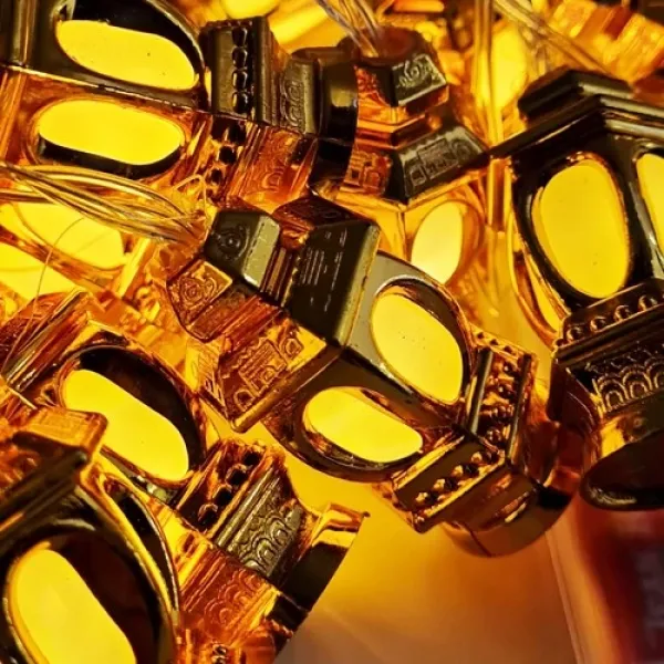 Ramazan Plastik Kandil Led ışık (4 metre)