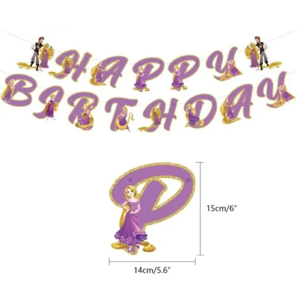 Rapunzel Happy Birthday Yazısı 210x15 cm