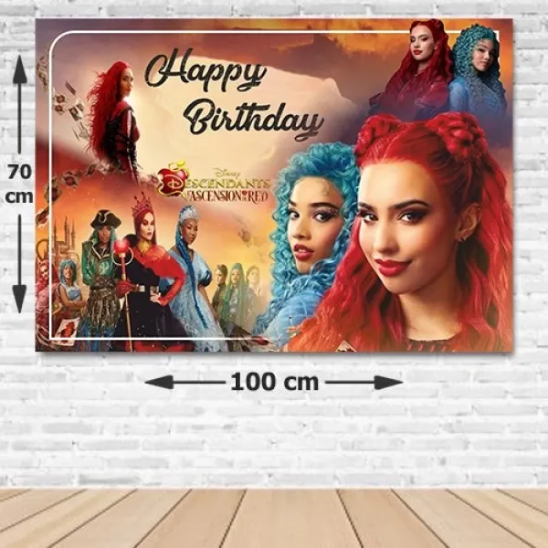 Red & Chloe Doğum Günü Afişi Fotosuz 70*100 cm