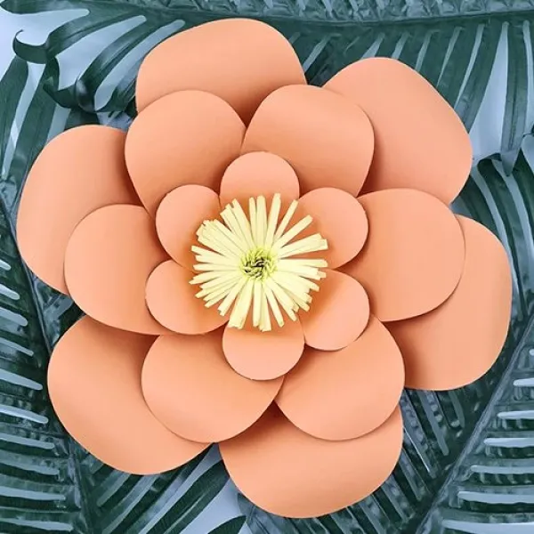 Renkli Kağıt Çiçekler 1 Adet (30 cm)