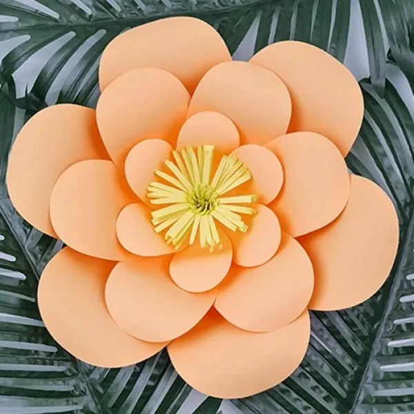 Renkli Kağıt Çiçekler 1 Adet (30 cm)