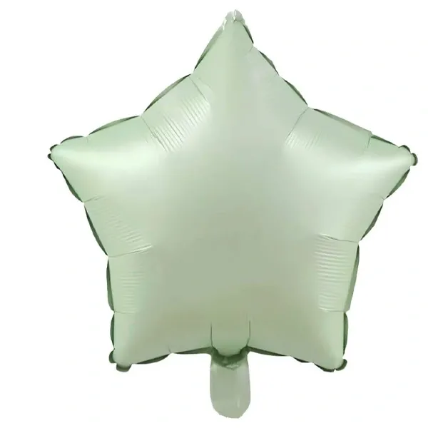 Retro Yeşil Yıldız Folyo Balon (45 cm)