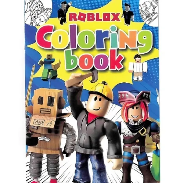16 Sayfa Roblox Boyama Kitabı Stickerlı 1 Adet