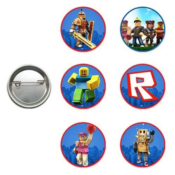 Roblox Hediyelik Parti Rozeti (6 adet)