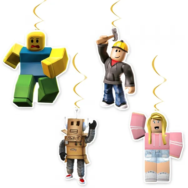 Roblox Temalı Asma Süs (4 Adet)