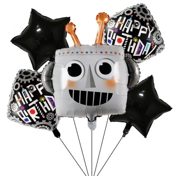 Robot Folyo Balon Seti