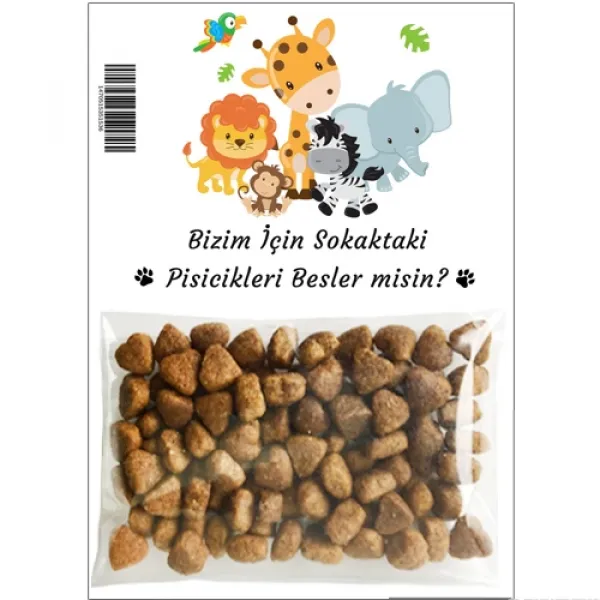 Safari Hediyelik Kedi Maması 5 Adet