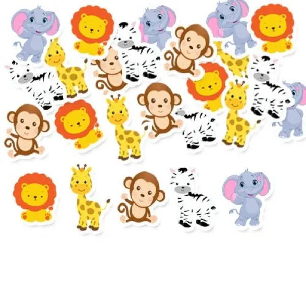 Safari Temalı Masa Konfetisi 25 Adet