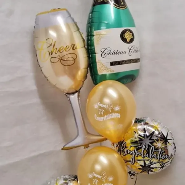 Şampanya Kadehi Folyo Balon 92x40 cm