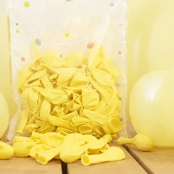 Sarı 5 inç Makaron Balon 1 Adet