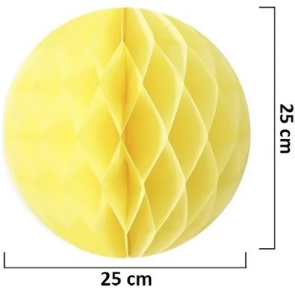 Sarı Petek Süs 1 Adet