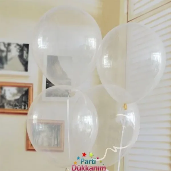 Şeffaf Balon 15 Adet
