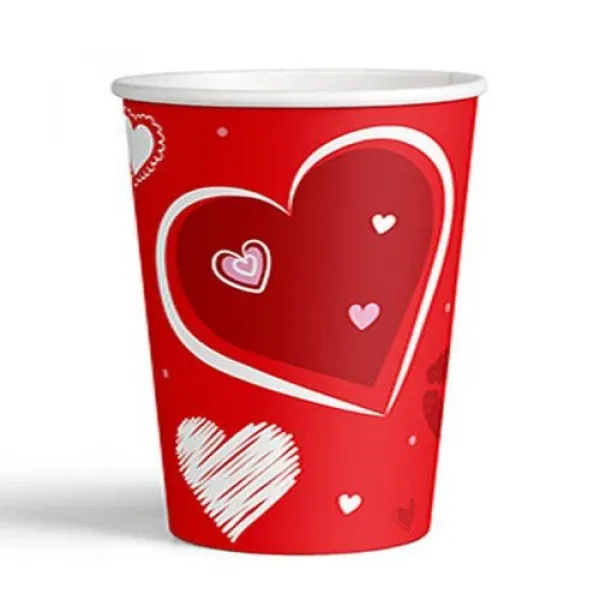 Seni Seviyorum Bardak 8 Adet