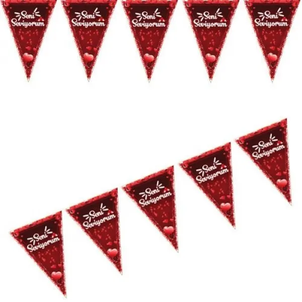 Seni Seviyorum Bayrak (2 m.)