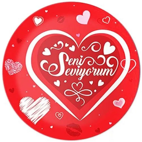 Seni Seviyorum Tabak 8 Adet