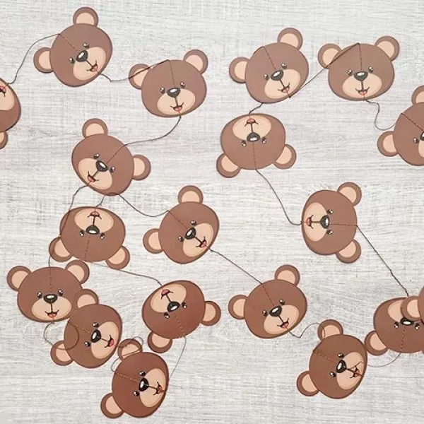 Sevimli Ayıcık Dikişli Banner 3 Metre