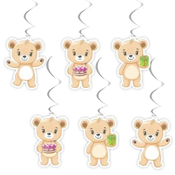 Sevimli Ayıcık Little Bear Asma Süs - 6 Adet