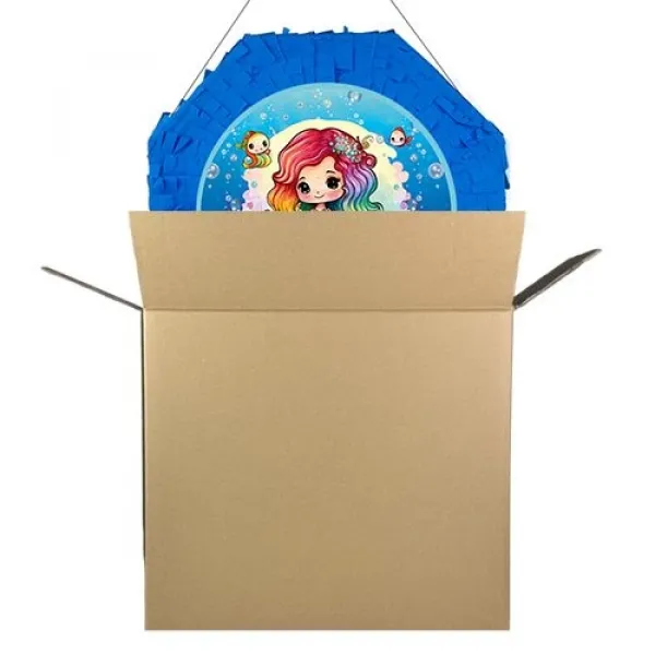 Sevimli Deniz Kızı Pinyata 42 cm + Sopası