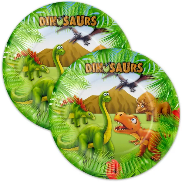 Sevimli Dinozor Tabak (8 Adet)