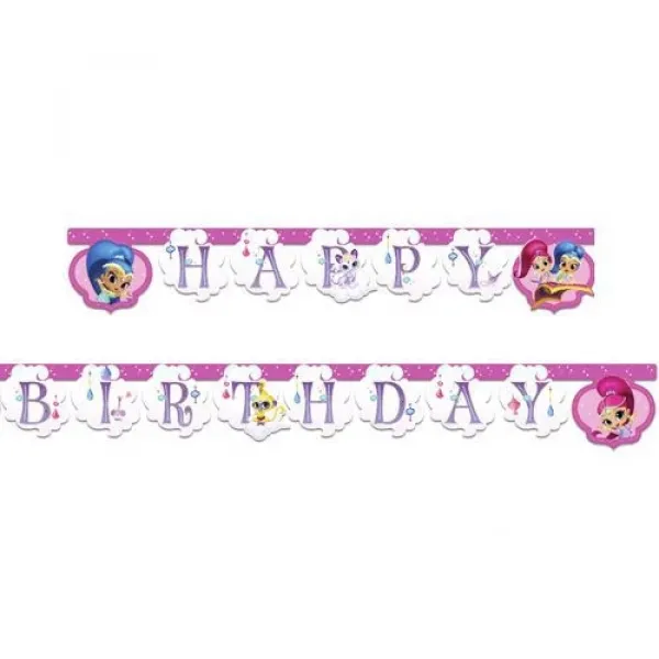 Shimmer & Shine Happy Yazısı 2 m.
