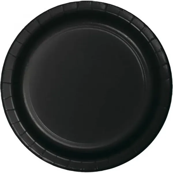 Siyah Karton Tabak (8 adet)