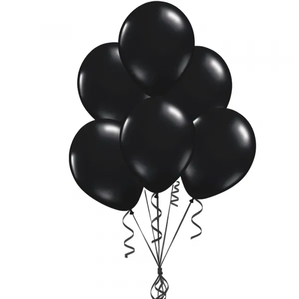 Siyah Pastel Balon (100 adet)