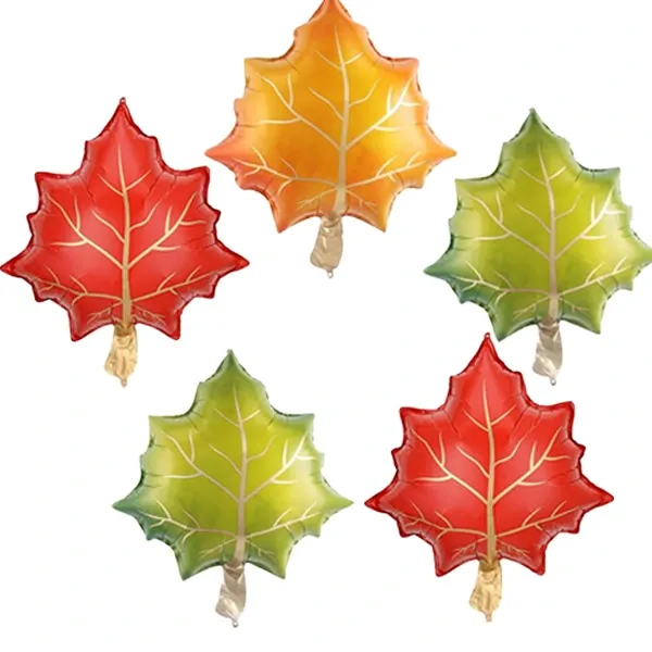 Sonbahar Yaprakları Folyo Balon Seti 5li