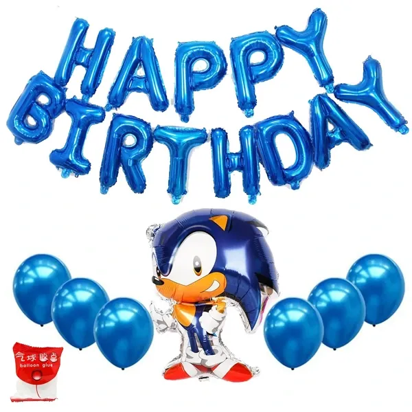 Sonic Balon Dekorasyon Seti