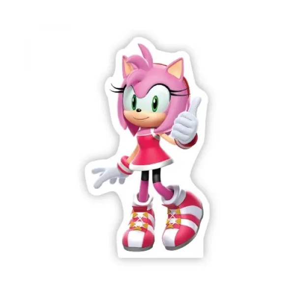 Sonic Boom Amy Rose Ayaklı Pano 34x19 cm