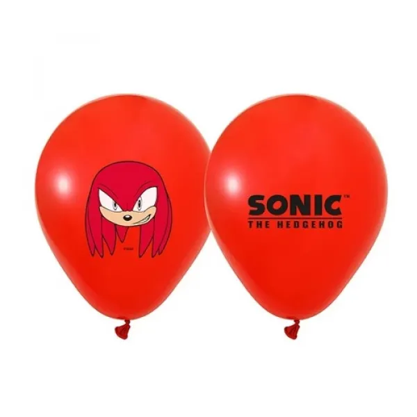 Sonic Boom Baskılı Balon 8 adet