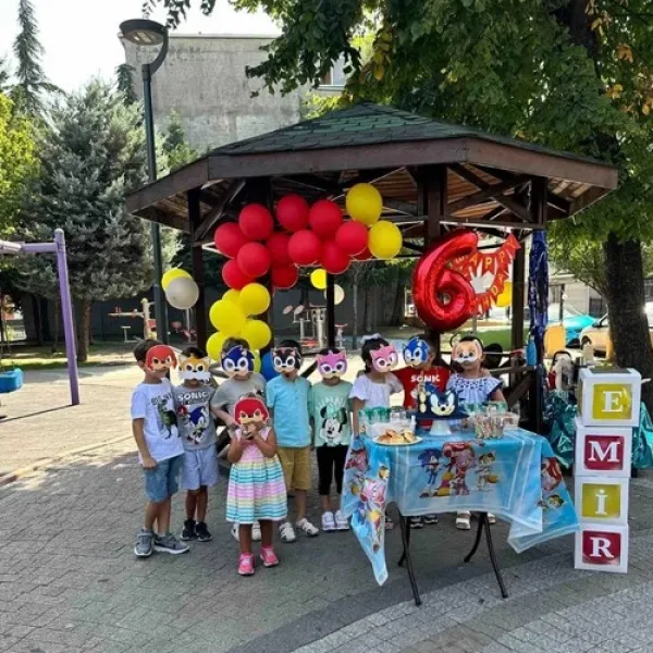 Sonic Boom Kağıt Maske 6 Adet