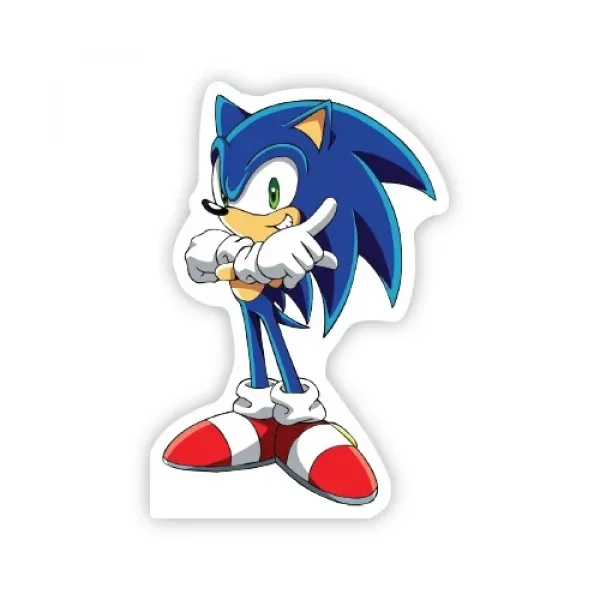 Sonic Boom Kirpi Ayaklı Pano 34x23 cm