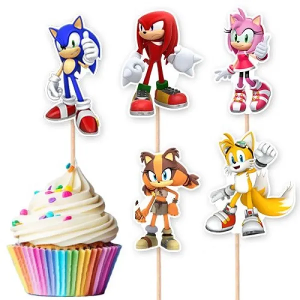 Sonic Boom Şekilli Kürdan 10 Adet