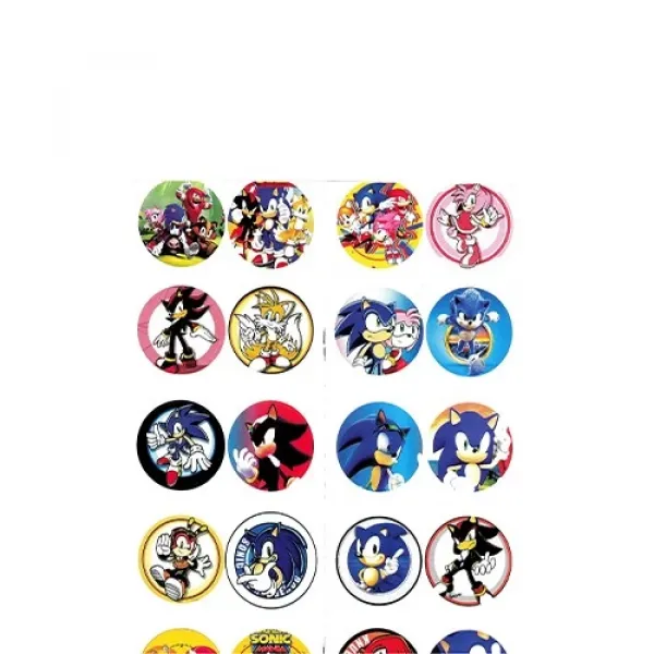16 Sayfa Sonic Boyama Kitabı Stickerlı 1 Adet