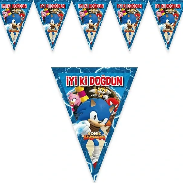 Sonic Flama Bayrak (1.5 Metre)