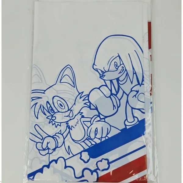 Sonic Temalı Masa Örtüsü (120x180 cm)