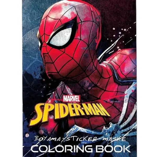 16 Sayfa Spiderman Boyama Kitabı Stickerlı 1 Adet